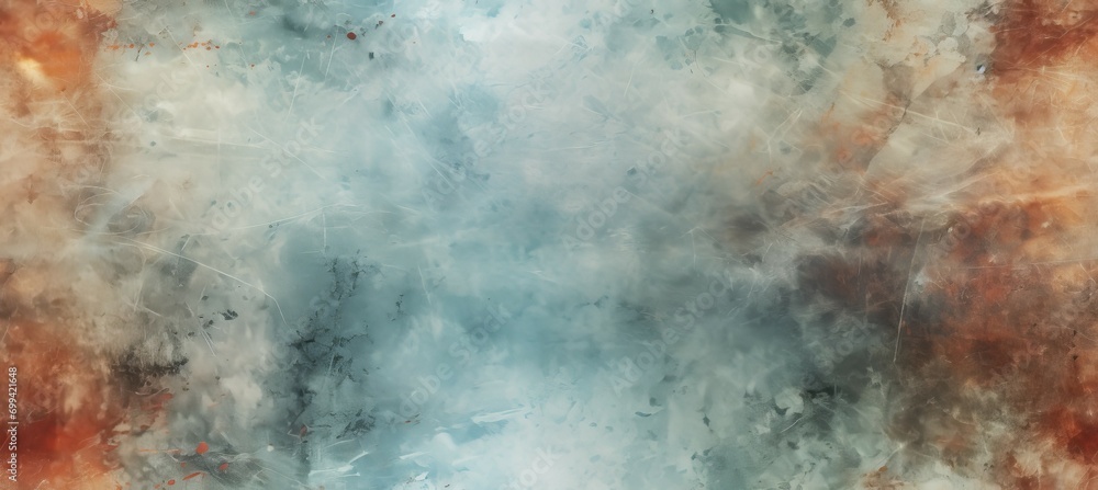 Grunge smoke fog texture background. Generative AI technology.	
