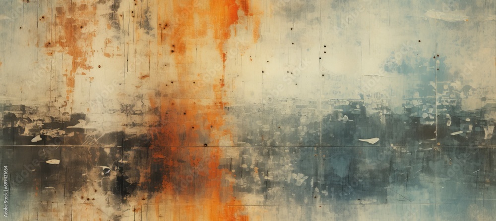 Grunge dirty stain texture background. Generative AI technology.	
