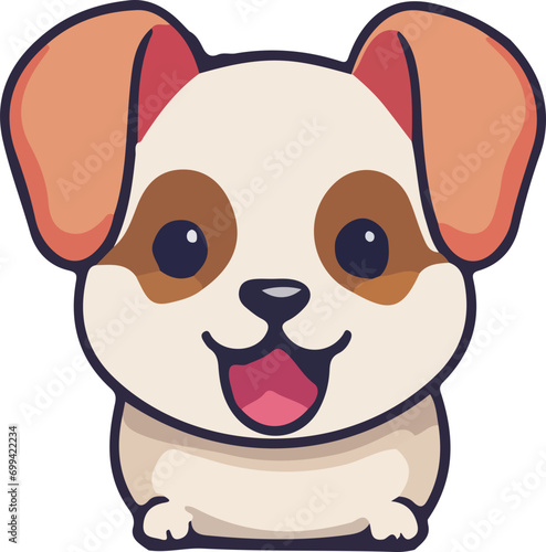 Dog Cute Stickers Drawing