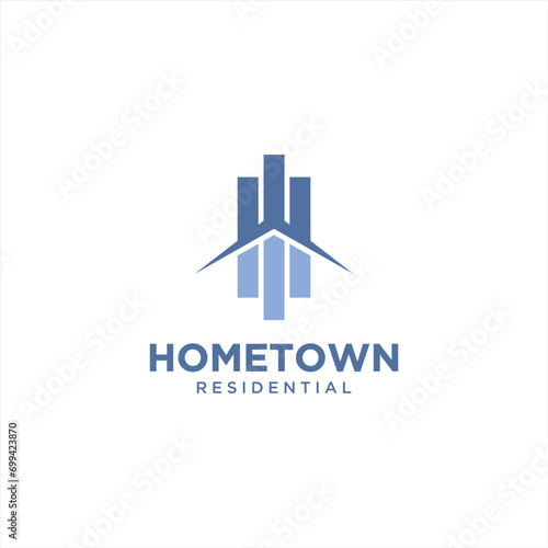 Real estate Building logo design inspiration.