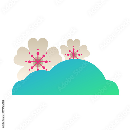 Sakura Cloud Icon