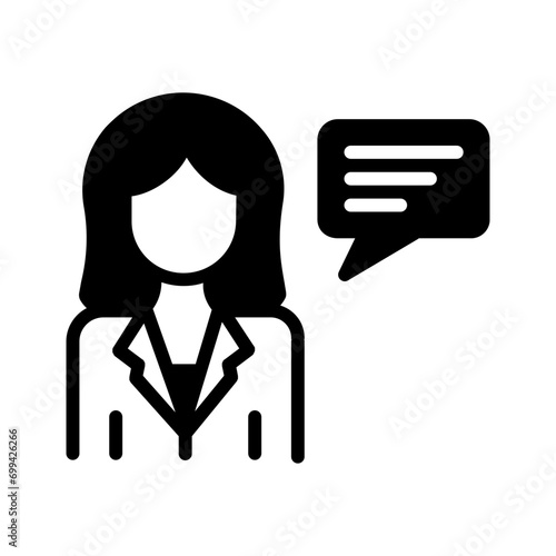 Solid black icon for Introduction