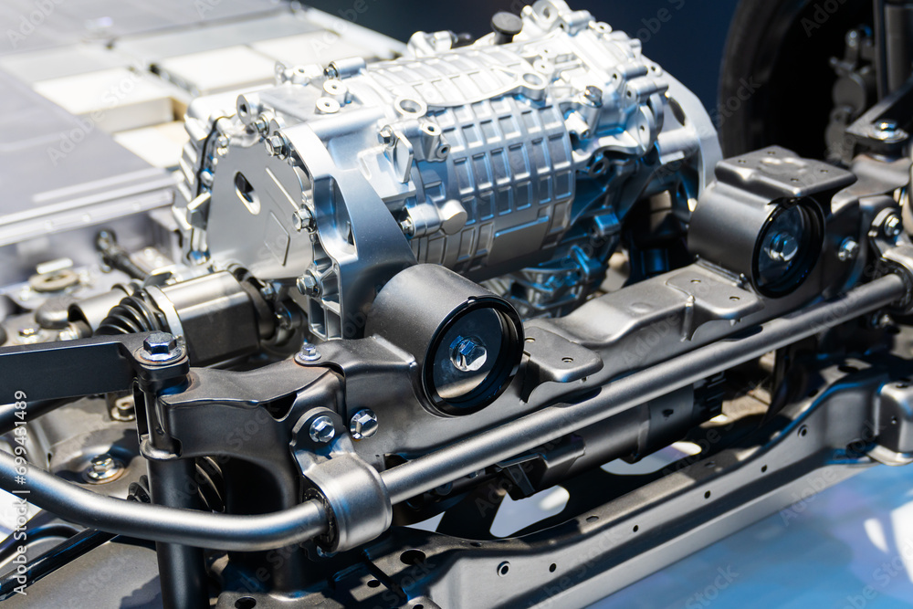 Obraz premium motor of electric car