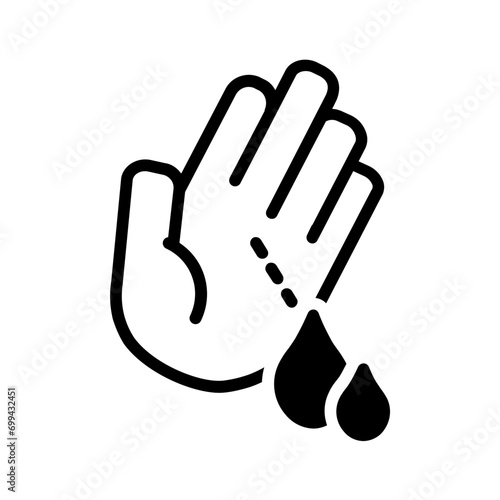 Solid black icon for Cuts