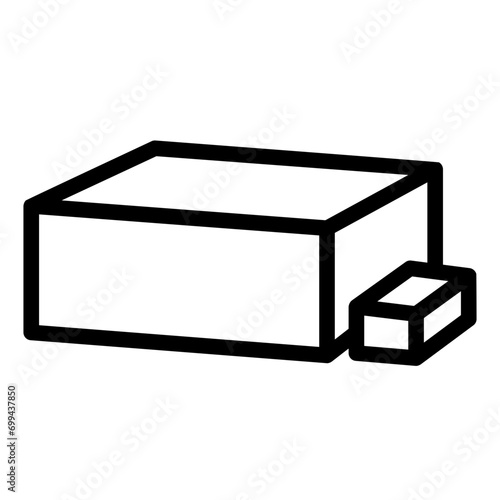 butter outline icon