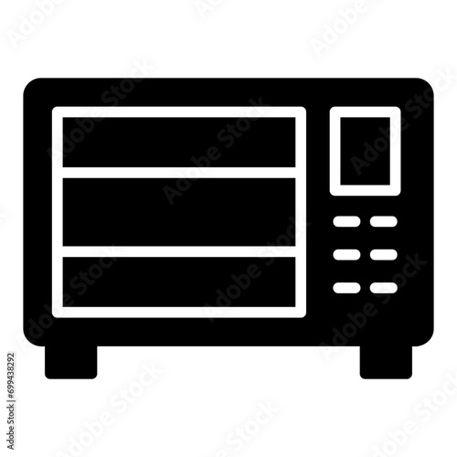 oven glyph icon