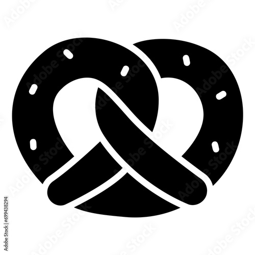 pretzel glyph icon