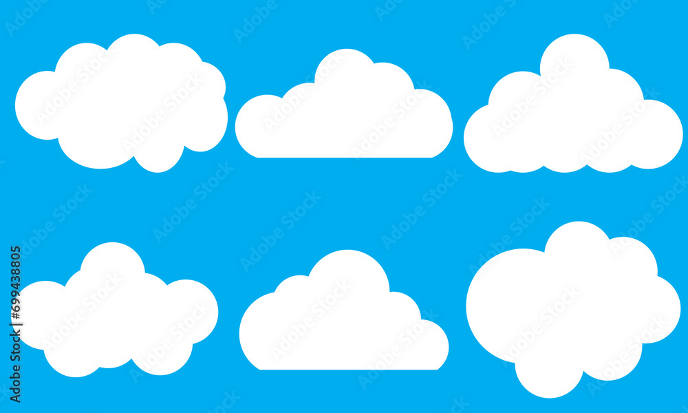 Dream cloud isolated icon. Cute Clouds Pattern. Dream cloud isolated icon. Cute Clouds Pattern.