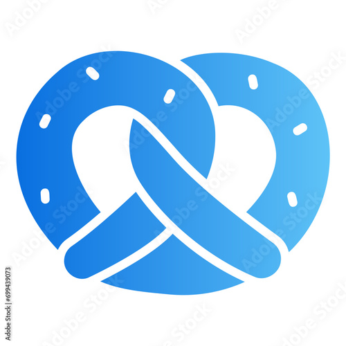 pretzel gradient icon