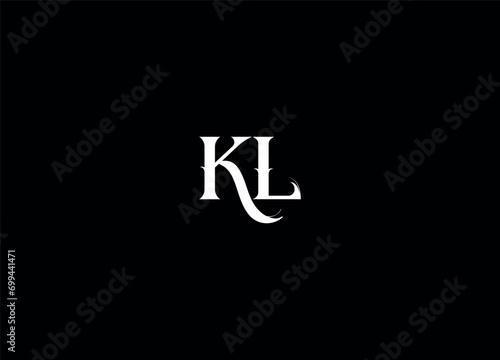 KL  initial logo design and creative logo