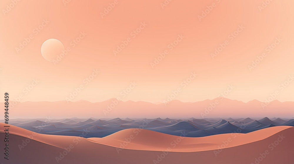 Fototapeta premium sunrise with complete lakes