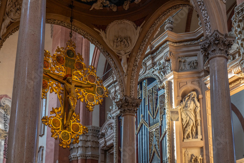 The Basilica of San Petronio is a minor basilica and church of the Archdiocese of Bologna located in Piazza Maggiore