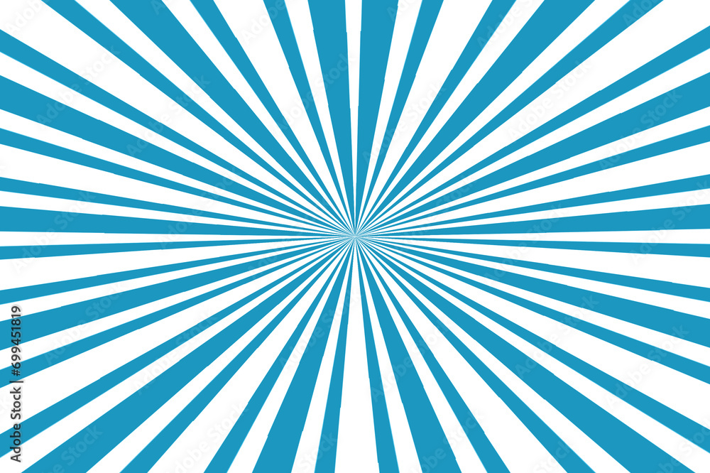 Fototapeta premium blue sunburst background