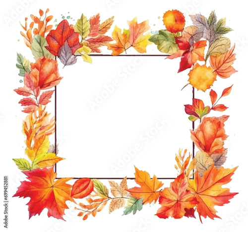 thanksgiving invitation october watercolor harvest sale seasonal poster border oak november fram