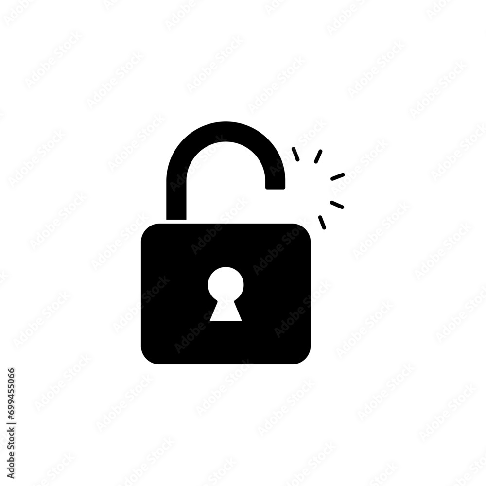 unlock concept line icon. Simple element illustration. unlock concept outline symbol design. unlock concept line icon. Simple element illustration. unlock concept outline symbol design.