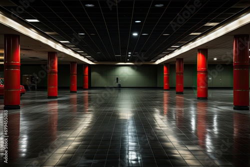 Empty Large Warehouse © twilight mist