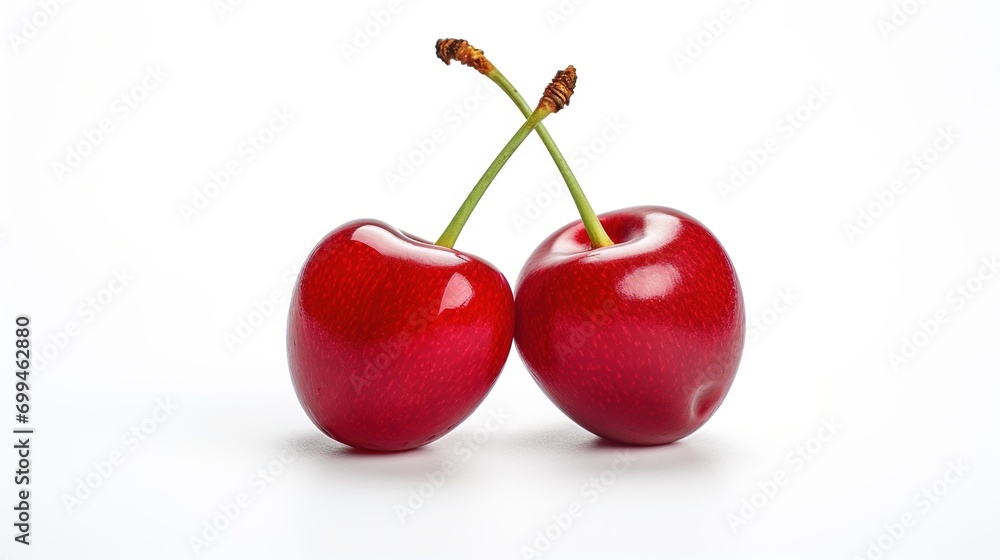 Cherry on White Background. Fresh, Healthy, Healthy Life, Fruit, Berry
Cherry on White Background. Fresh, Healthy, Healthy Life, Fruit, Berry