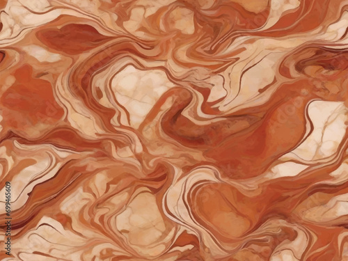 "Warm Earth Tones in Terracotta Marble: A Natural Masterpiece"