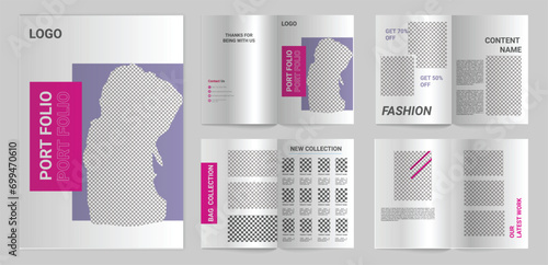 fashion brochure design template
