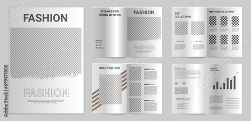 fashion brochure design template
