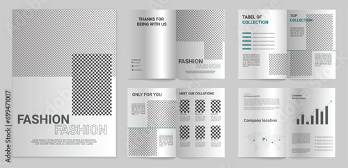 fashion brochure design template
