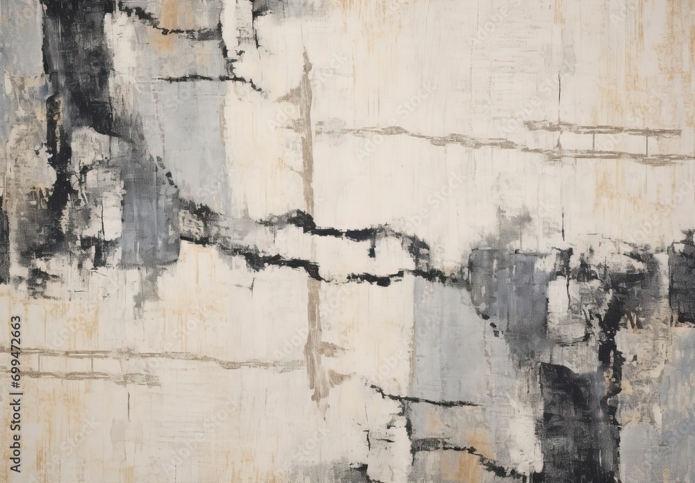 Obraz premium The old wall has cracked texture