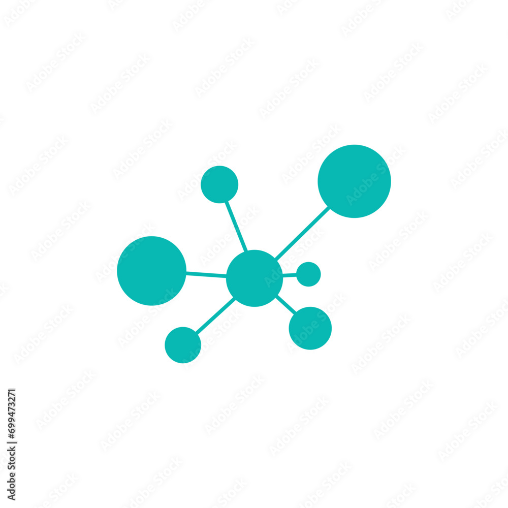 Molecule logo vector template element and symbol Molecule logo vector template element and symbol