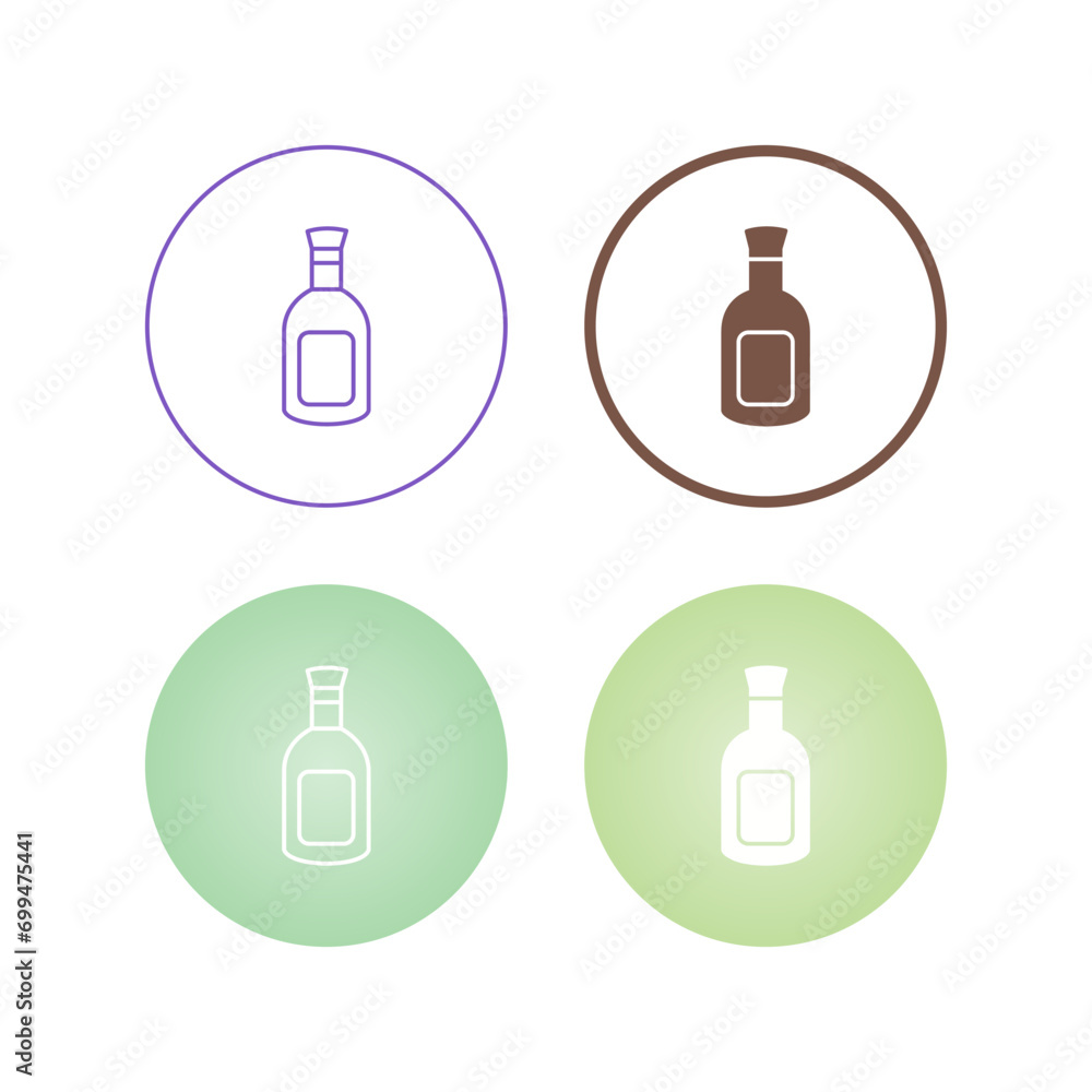 Drink Bottle Vector Icon Drink Bottle Vector Icon