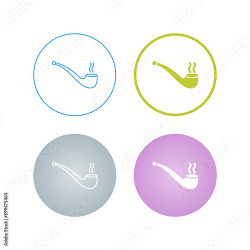 Smoking Pipe Vector Icon