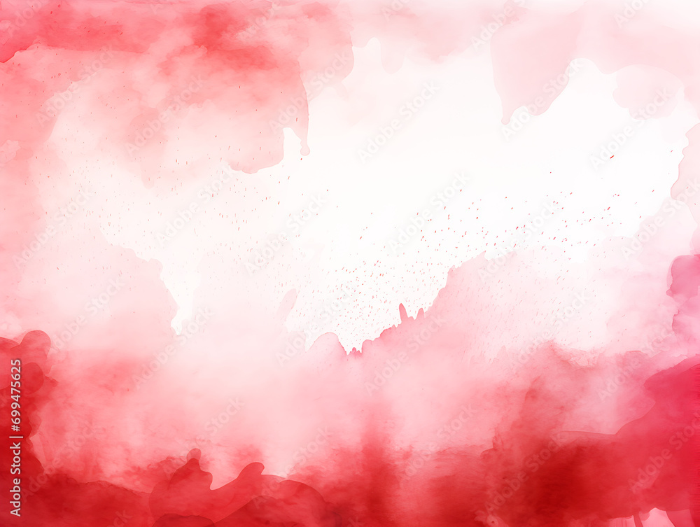 Obraz premium Red Watercolor background wallpaper. Transparent overlay