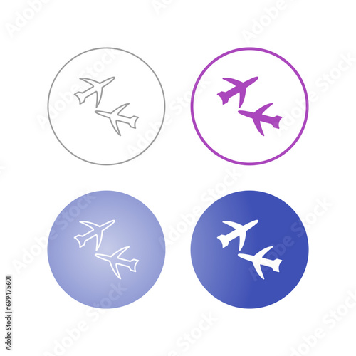 Multiple Flights Vector Icon © Graphic Nehar