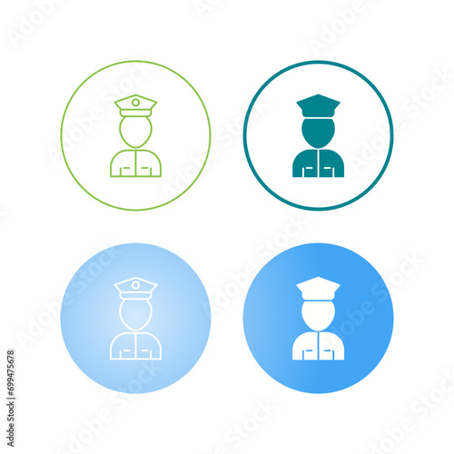 Airport Security Vector Icon