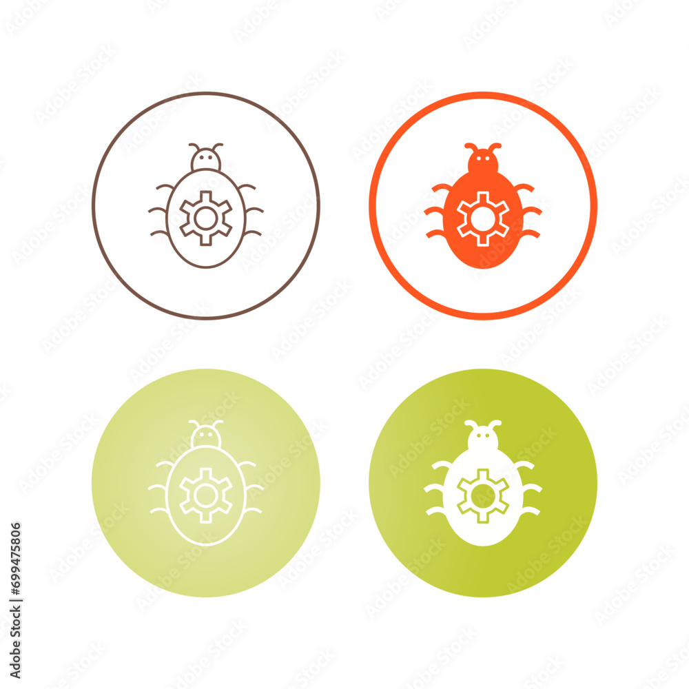 Bug Fixing Vector Icon Bug Fixing Vector Icon