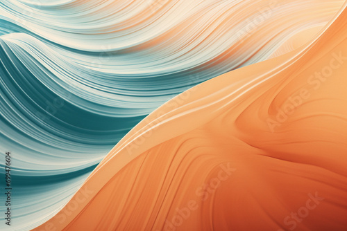 A visual representation of abstract waves symbolizing the impact and influence of digital marketing strategies on business.