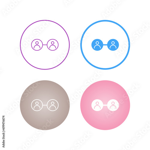 Social Circle Vector Icon