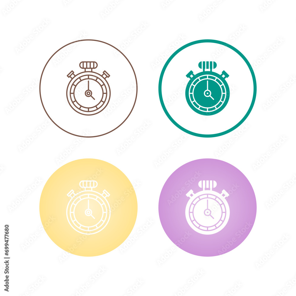 Chronometer Vector Icon Chronometer Vector Icon