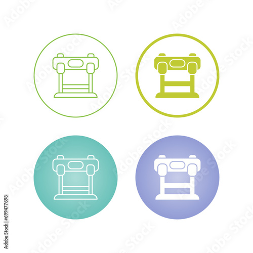 Hurdles Race Vector Icon