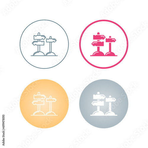 Directions Vector Icon
