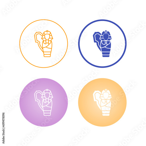 Sarcophagus Vector Icon