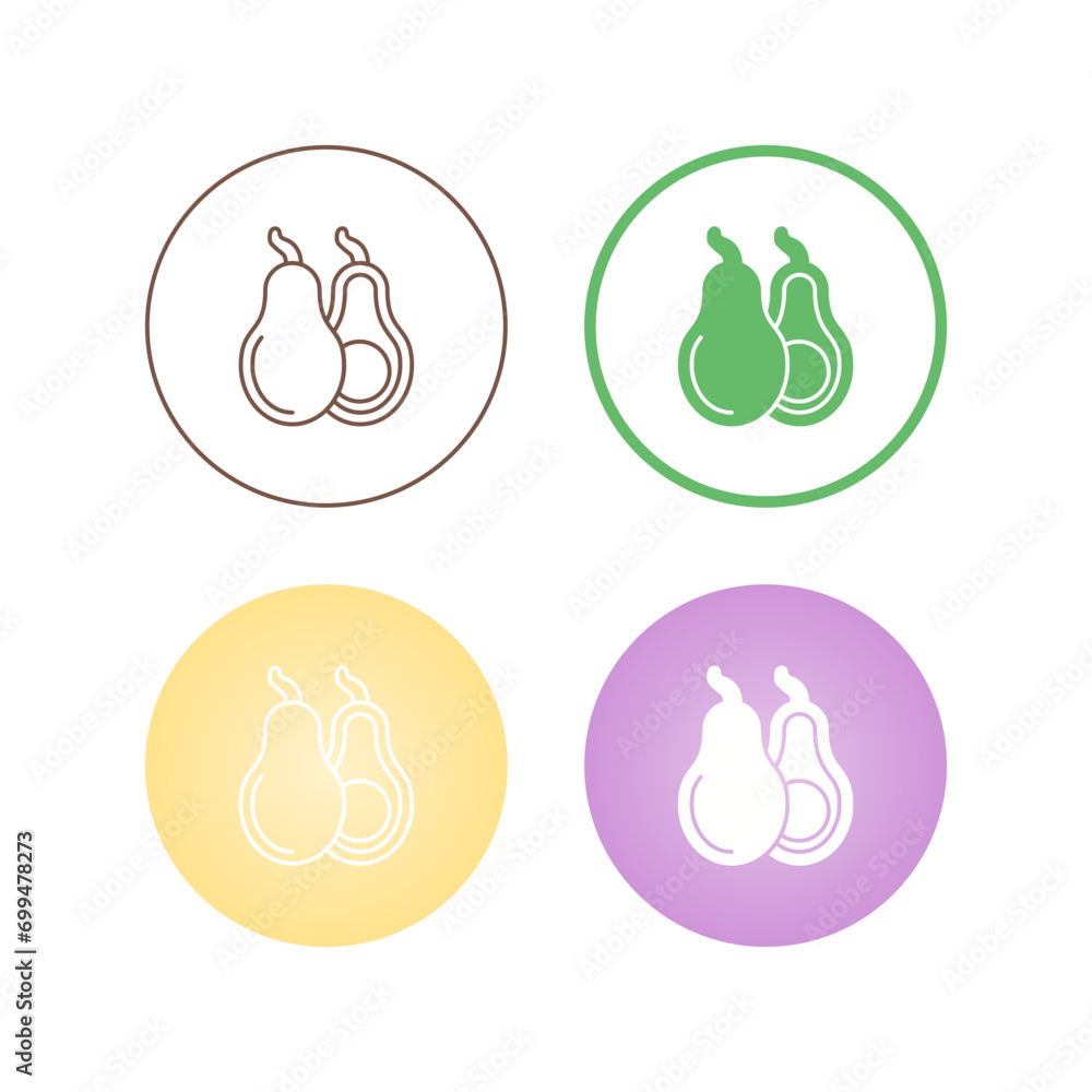 Avocado Vector Icon Avocado Vector Icon