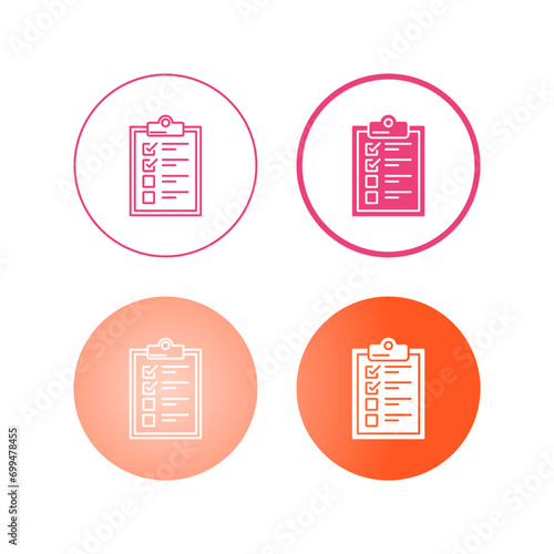 Check List Vector Icon