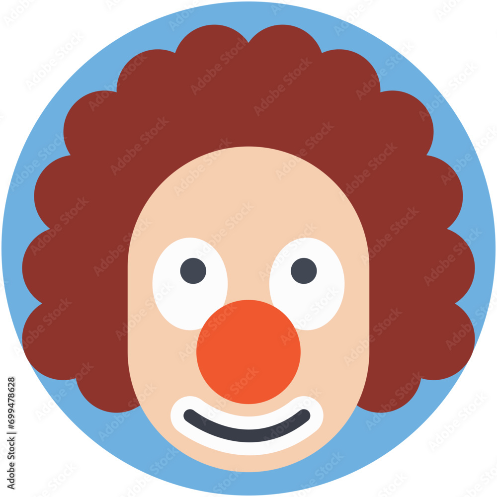 Clown Vector Icon Clown Vector Icon