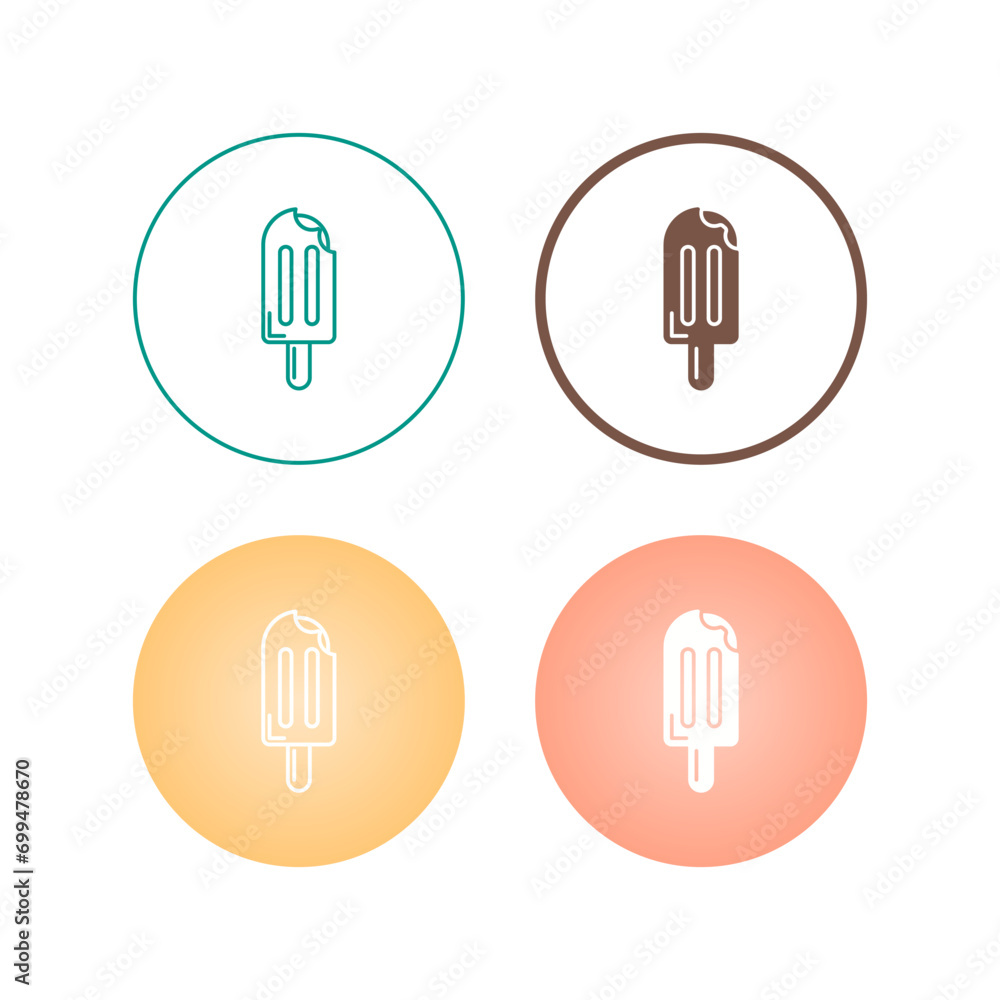 Popsicle Vector Icon