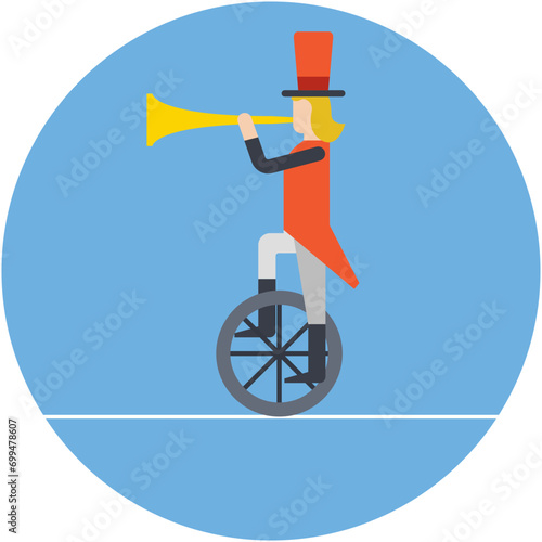 Wheel Balancing Vector Icon