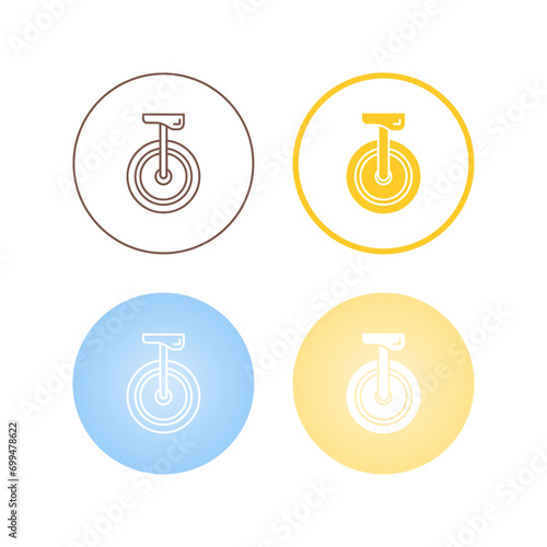Unicycle Vector Icon