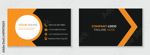 corporate business card template design