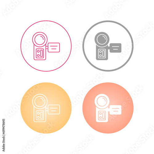 Video Camera Vector Icon