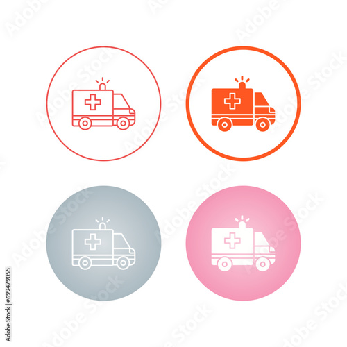 Ambulance Vector Icon