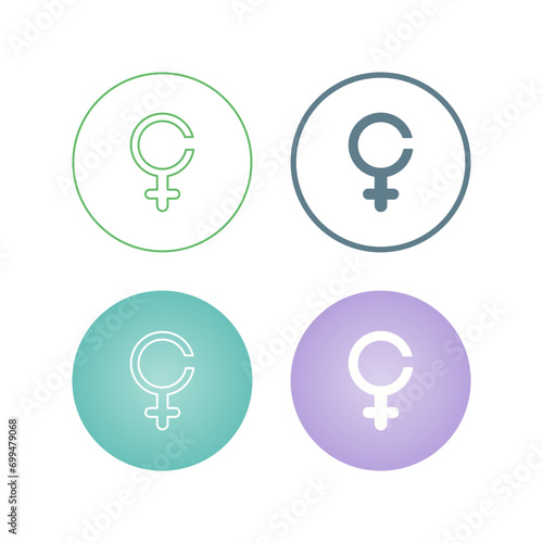 Female Sign Vector Icon