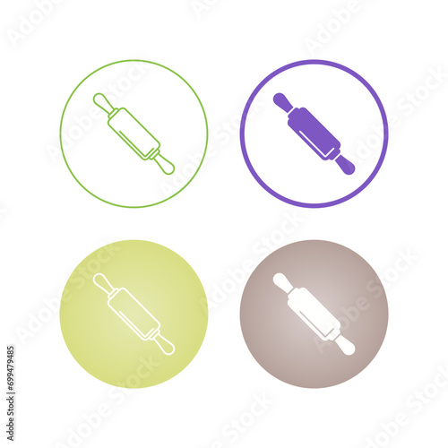 Rolling Pin Vector Icon